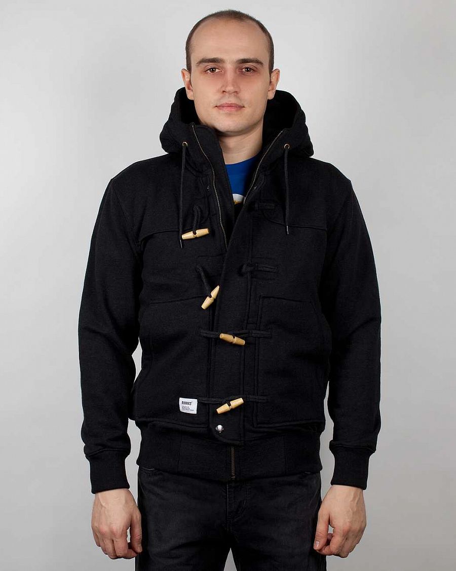 купить Толстовка Addict Duffle Sweat Black-005 в Москве купить Толстовка Addict Duffle Sweat Black-005 в Москве