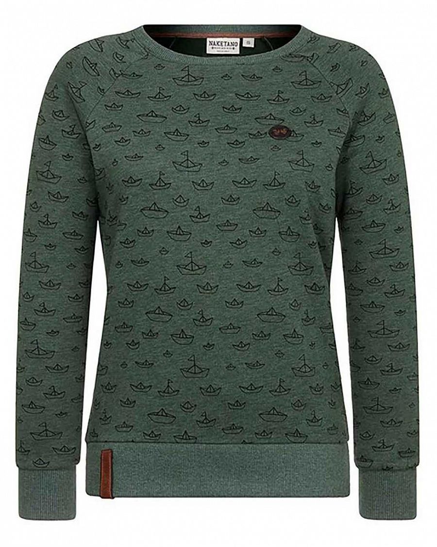 Толстовка женская свитшот Naketano Made in Gina Pine Green Boat отзывы Толстовка женская свитшот Naketano Made in Gina Pine Green Boat отзывы