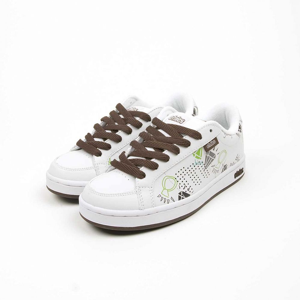 Кеды женские Etnies Kingpin W'S White Brown отзывы Кеды женские Etnies Kingpin W'S White Brown отзывы