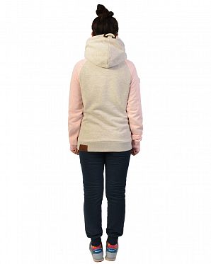 Толстовка женская с капюшоном Naketano So ein Otto IV Nasty Oma Melange