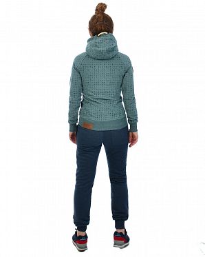 Толстовка женская на молнии с капюшоном Naketano Stern aller Brazzos V Forrest Melange