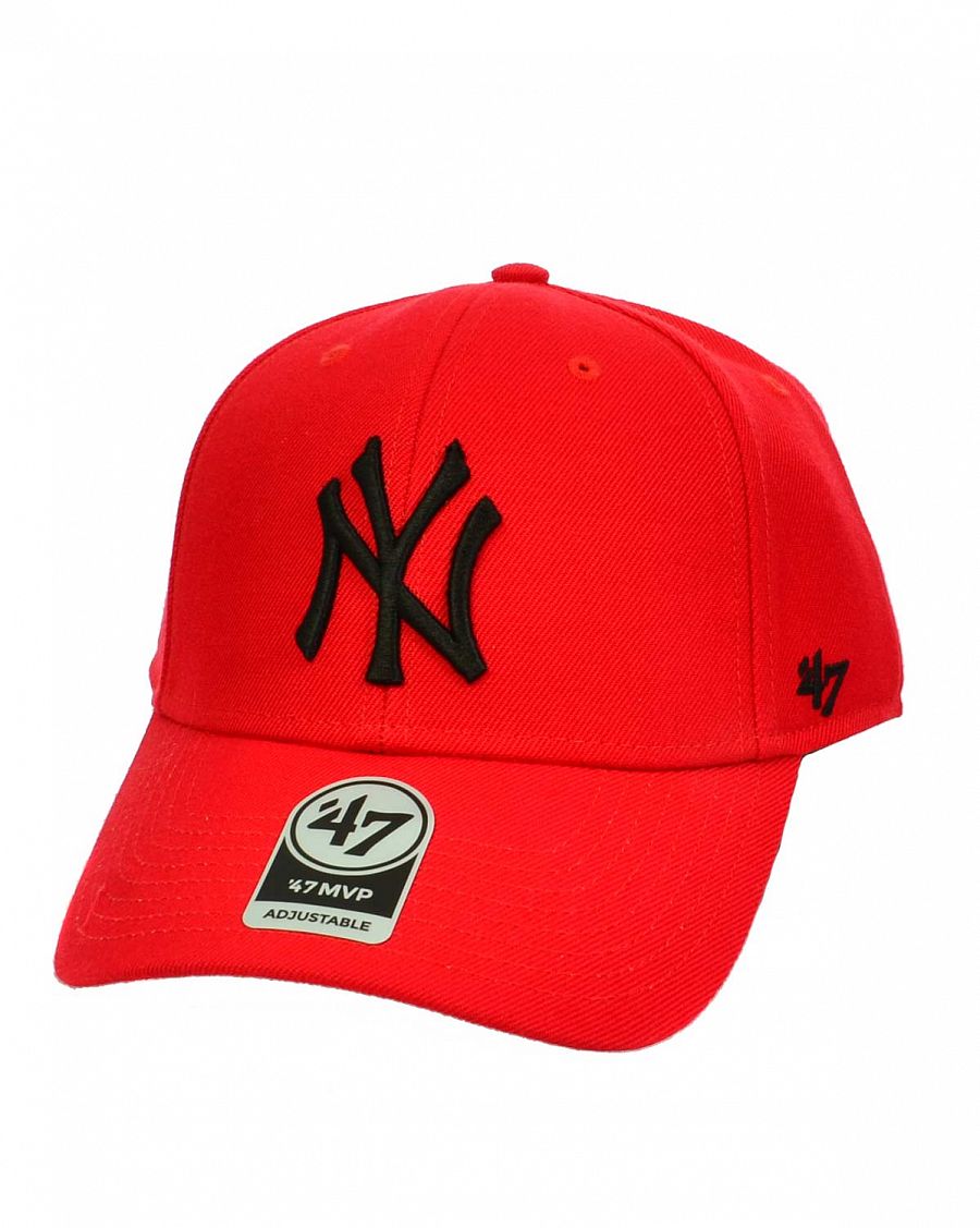 Бейсболка классическая с изогнутым козырьком '47 Brand MVP SNAPBACK New York Yankees TRA Torch Red отзывы