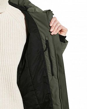 Демисезонная парка женская Didriksons Cajsa Green