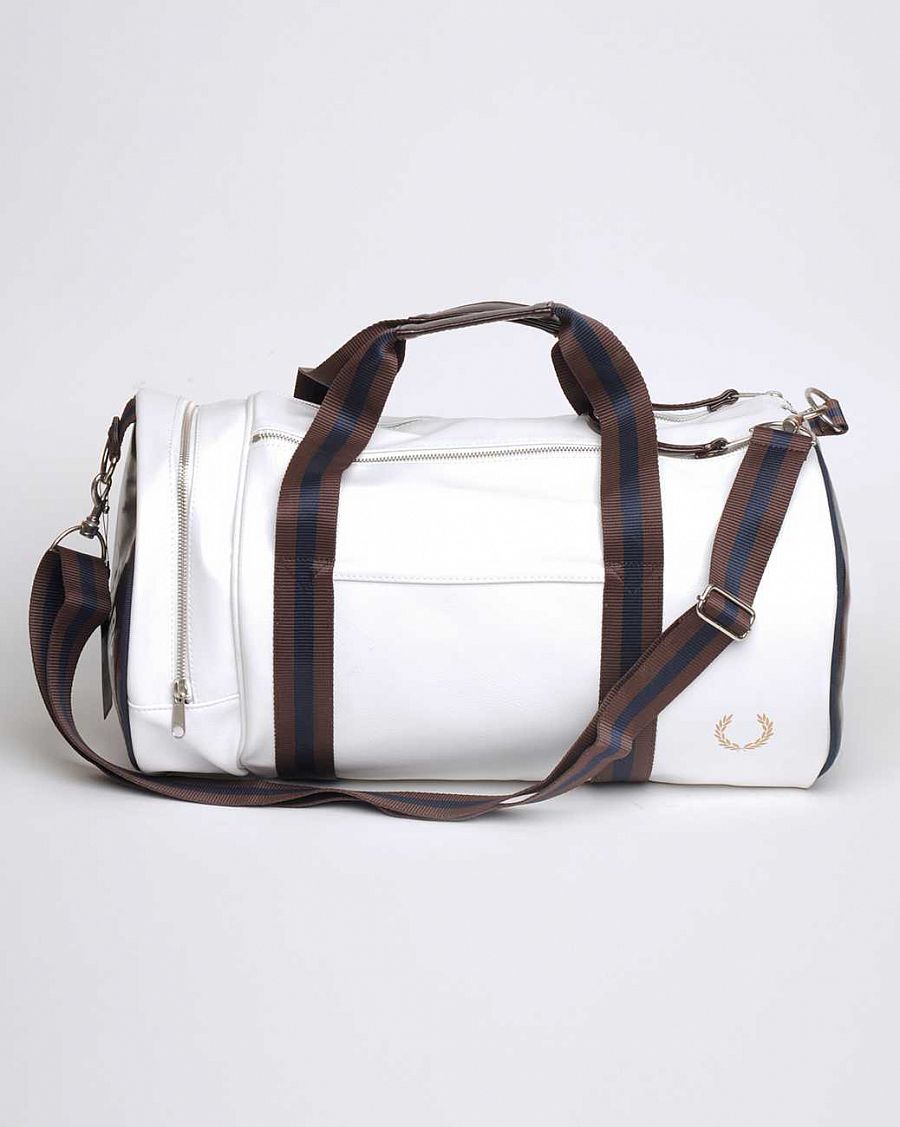 Сумка Fred Perry L1184 Classic Barrel Bag White отзывы