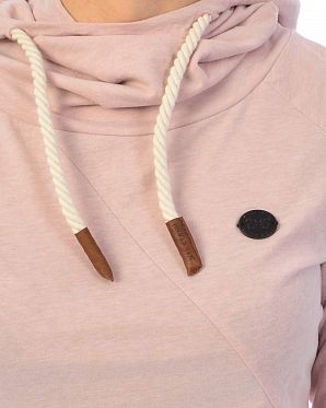 Лонгслив женский с капюшоном Naketano Mandy XI Dusty Pink Лонгслив женский с капюшоном Naketano Mandy XI Dusty Pink