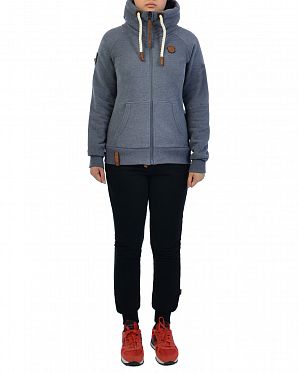 Толстовка женская с капюшоном Naketano Blonder Engel Dark Grey