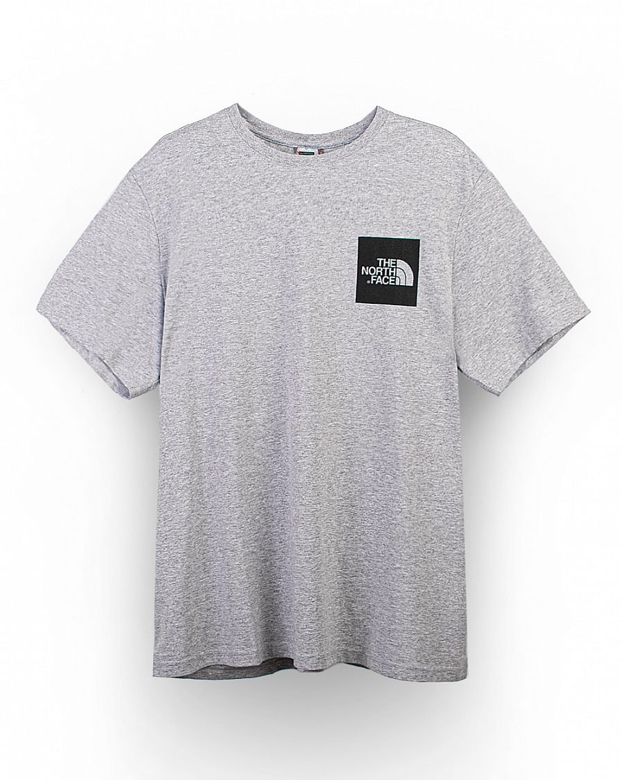 Футболка мужская The North Face Fine Front Box Grey Heathet отзывы