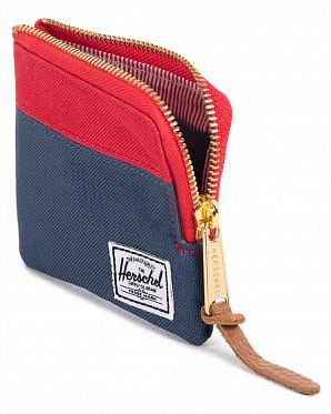 Кошелек на молнии и слотом для карт Herschel Johnny Navy Red Кошелек на молнии и слотом для карт Herschel Johnny Navy Red