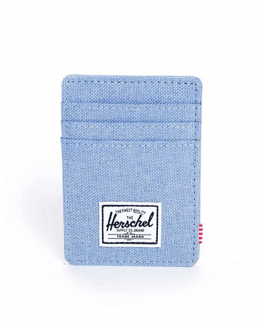 Кейс для кредиток на клипе Herschel Raven Chambray Crosshatch отзывы