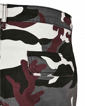 Джоггеры мужские карго Urban Classics Wine Camo Джоггеры мужские карго Urban Classics Wine Camo