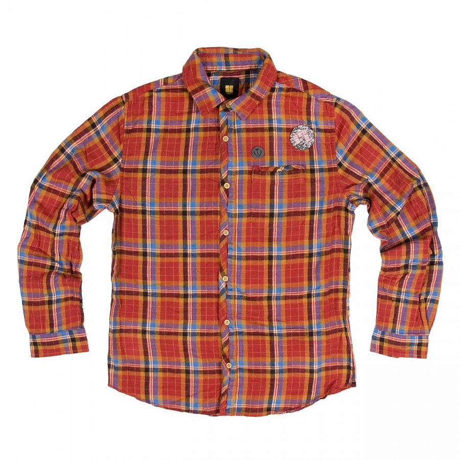 Рубашка Krew Boone S/S red отзывы