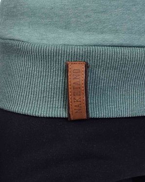 Толстовка женская с капюшоном Naketano Schmierlappen Green