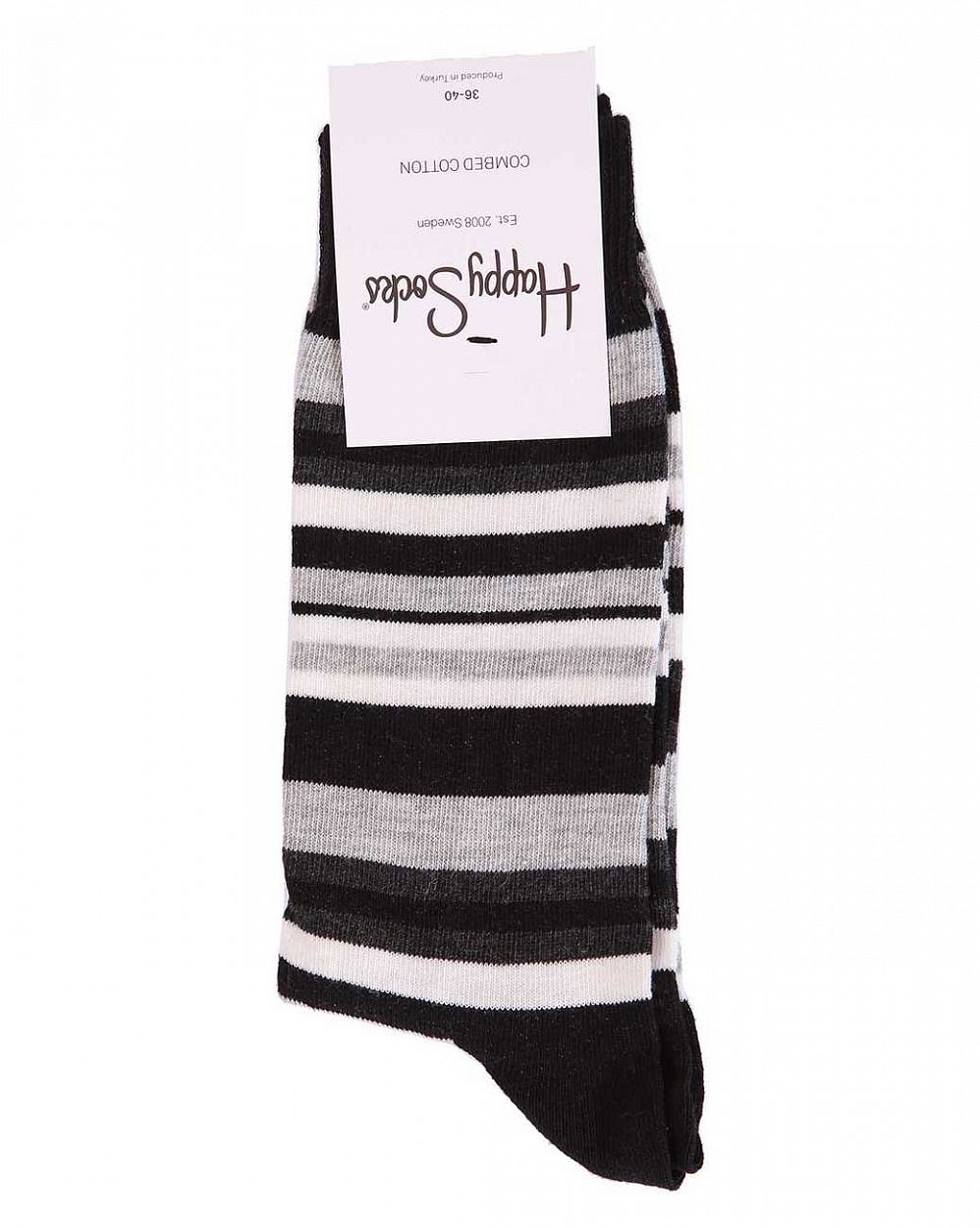 Носки женские Happy Socks Line Sock Black отзывы