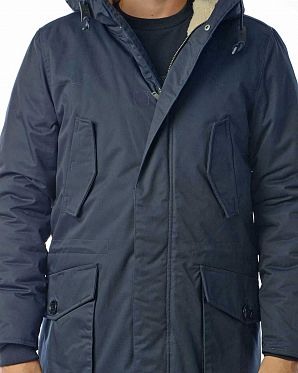 Парка мужская зимняя водоотталкивающая Россия Loading Navy