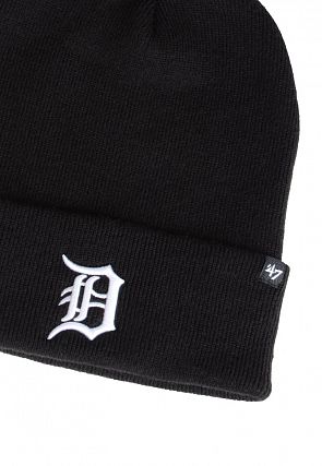 Шапка с подворотом '47 Brand Baseball Detroit Tigers Black