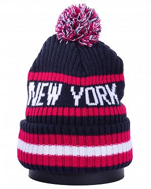 Шапка с помпоном на флисе '47 Brand Baseball New York Yankees Navy Red Шапка с помпоном на флисе '47 Brand Baseball New York Yankees Navy Red