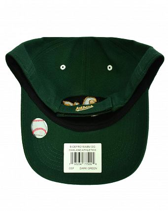 Бейсболка классическая с изогнутым козырьком шерсть '47 Brand DEFROST MVP Oakland Athletics Green