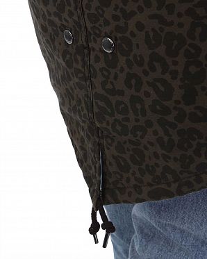 Парка женская утепленная Urban Classics Clash Parka Panther Print