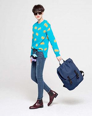Рюкзак тканевый маленький YellowStone Down Bag Navy Рюкзак тканевый маленький YellowStone Down Bag Navy