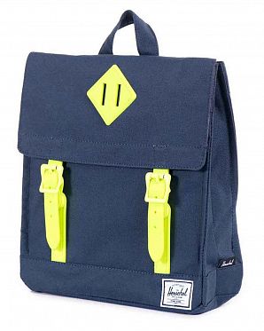 Рюкзак детский Herschel Survey Kids Navy Neon Lime Rubber