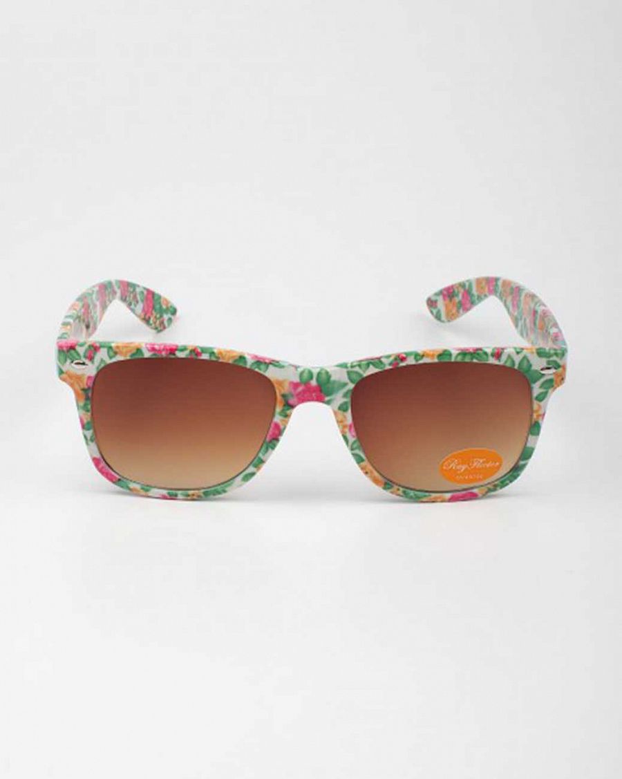 Очки Sunglasses Classic Modern Wayfarer Floral (Flower) Green отзывы