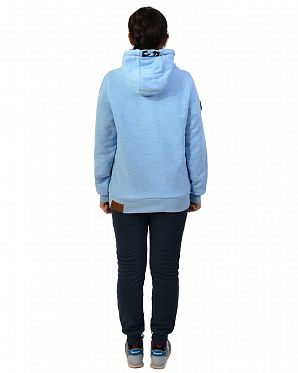 Толстовка женская с капюшоном Naketano Schmierlappen Jeck VI Amazing Blue Толстовка женская с капюшоном Naketano Schmierlappen Jeck VI Amazing Blue