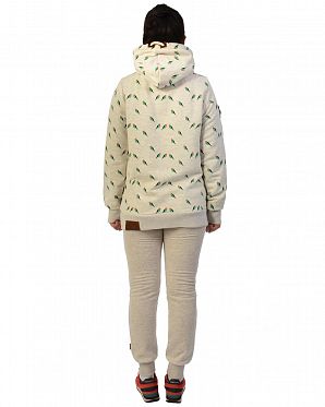 Толстовка женская с капюшоном Германия Naketano Darth Oma Grey Толстовка женская с капюшоном Германия Naketano Darth Oma Grey