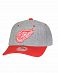 Бейсболка с изогнутым козырьком Mitchell and Ness HEATHER STRETCH Detroit Red Wings Grey отзывы