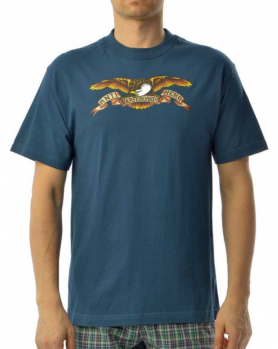 Футболка Anti-hero S/S Eagle Patrol Blue отзывы