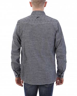 Рубашка мужская с длинным рукавом Publish Brand USA Dayton Navy