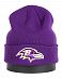 Шапка с подворотом '47 Brand NFL Baltimore Ravens Purple отзывы