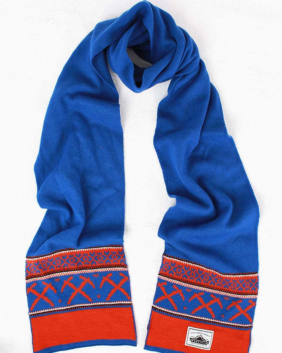 Шарф вязаный удлиненный унисекс Penfield Scarf Blue отзывы