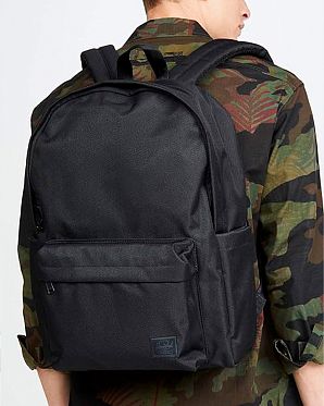 Рюкзак городской особопрочный Herschel Berg Cordura Black Diagonal Рюкзак городской особопрочный Herschel Berg Cordura Black Diagonal
