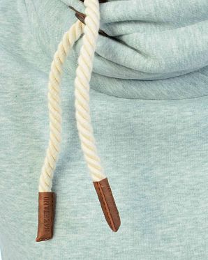 Толстовка женская с капюшоном Naketano Darth Nasty Mint Melange