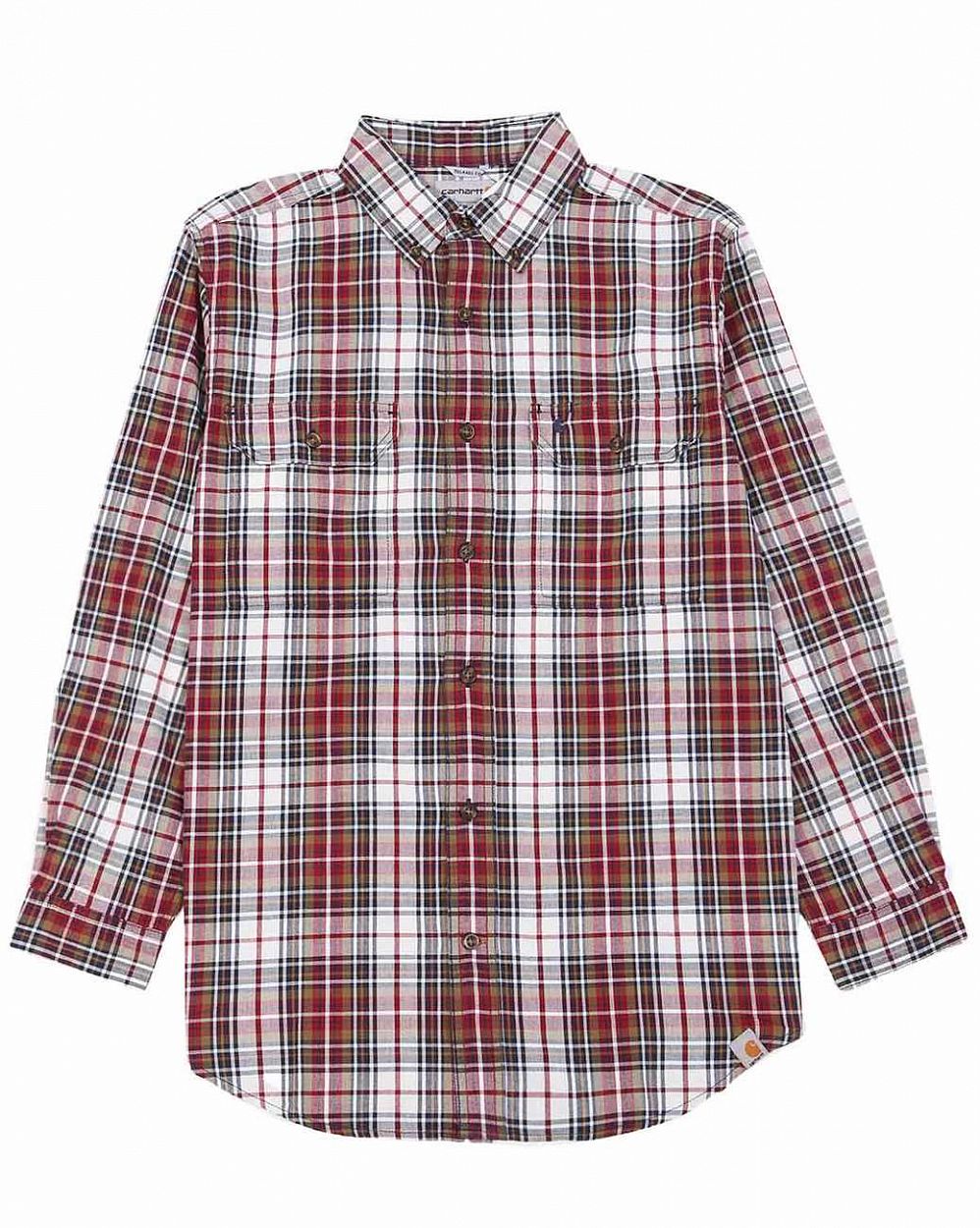 Рубашка мужская с длинным рукавом Publish 599 Red Check отзывы