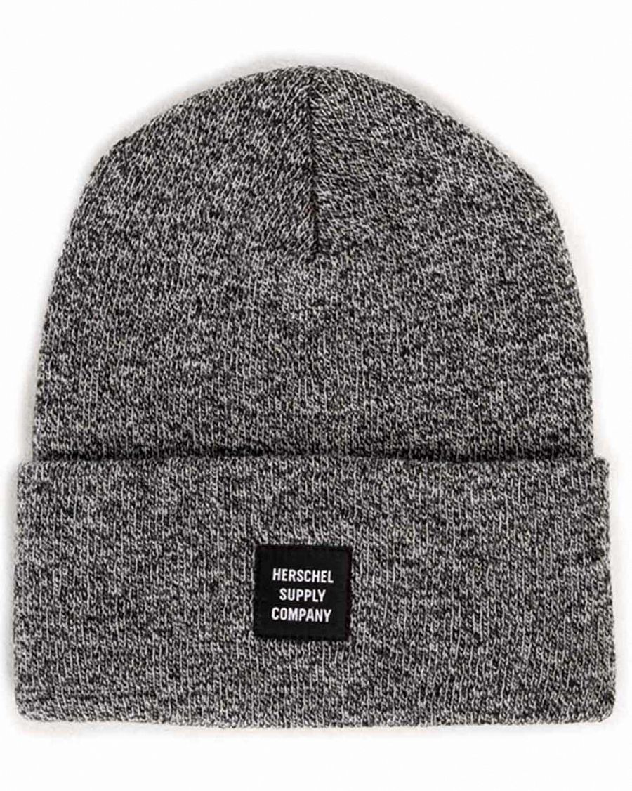 Шапка вязанная с подворотом Herschel Abbott Heathered Black отзывы Шапка вязанная с подворотом Herschel Abbott Heathered Black отзывы
