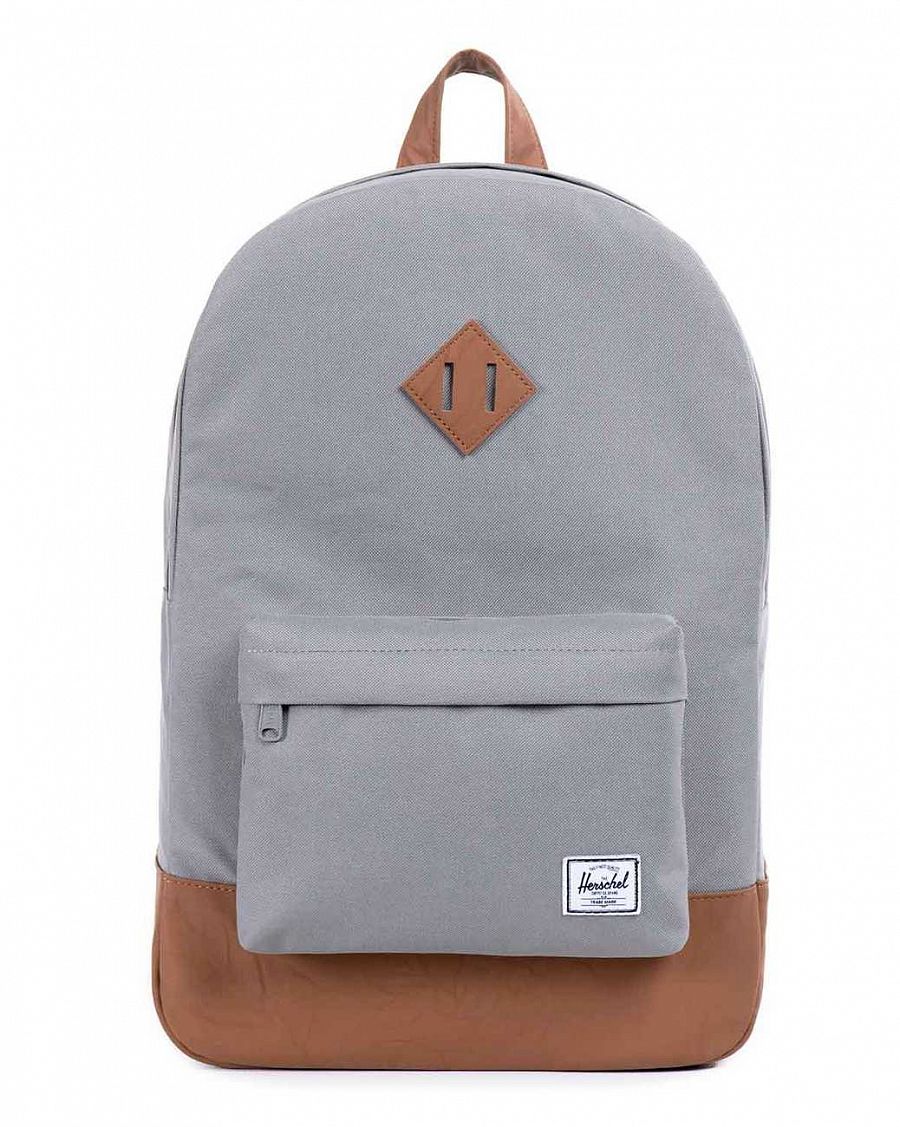 Рюкзак водоотталкивающий с карманом для 15 ноутбука Herschel Heritage Grey Tan отзывы