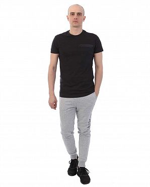 Футболки  мужская Stangata Slim Zip Black