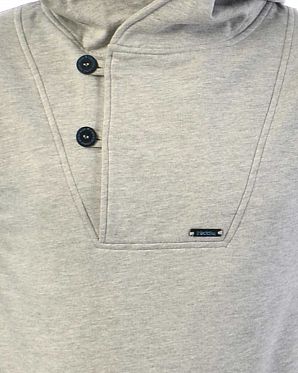 Толстовка мужская с капюшоном Iriedaily Ean Effort Hoody Grey Mel