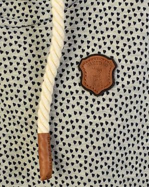 Толстовка женская с капюшоном Naketano Pavian Grey Melange Толстовка женская с капюшоном Naketano Pavian Grey Melange