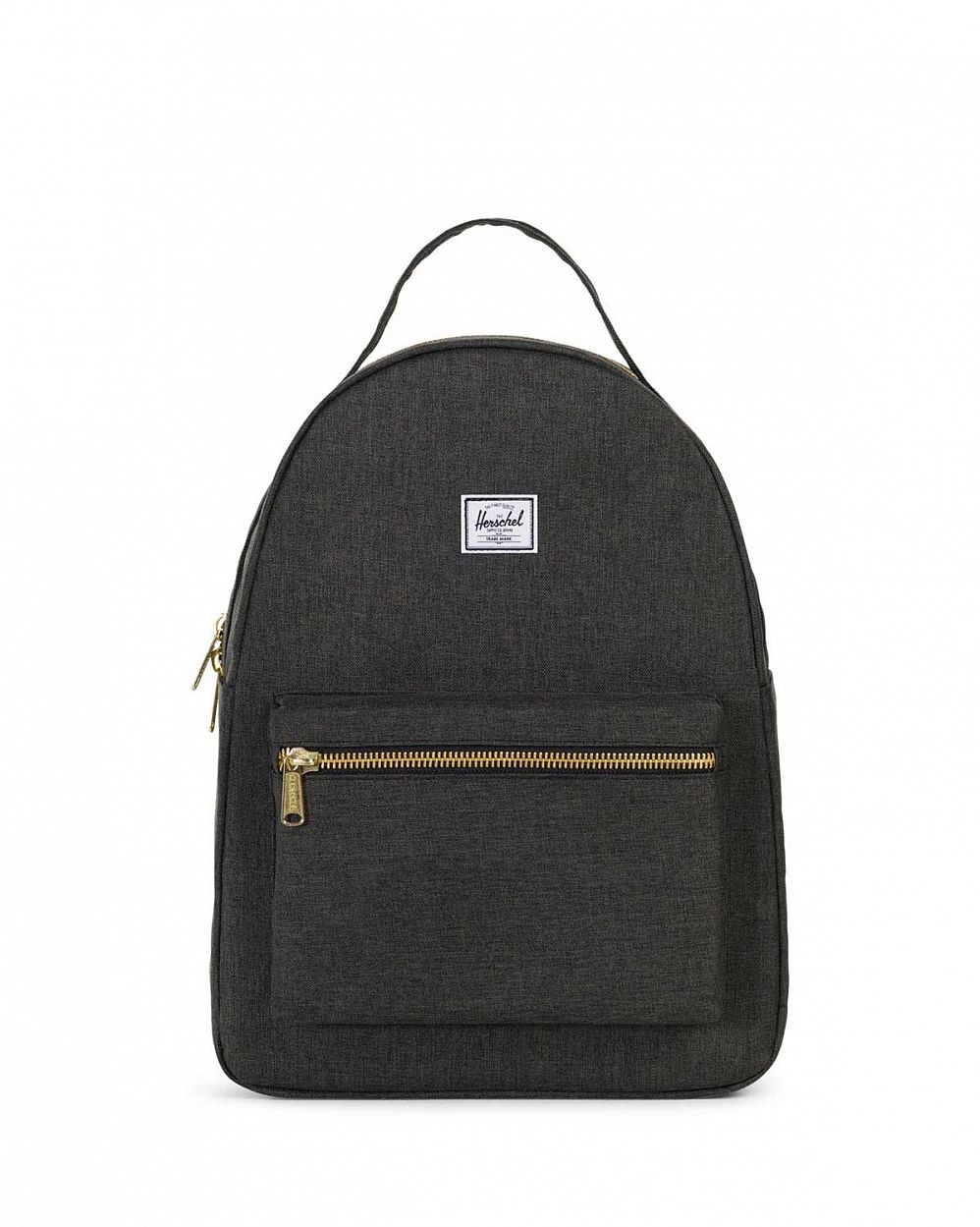 Рюкзак городской для 13 ноутбука Herschel Nova Mid-Volume Black Crosshatch отзывы