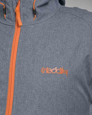 Ветровка водоотталкивающая на флисе Iriedaily City Shield 3 Grey Blue