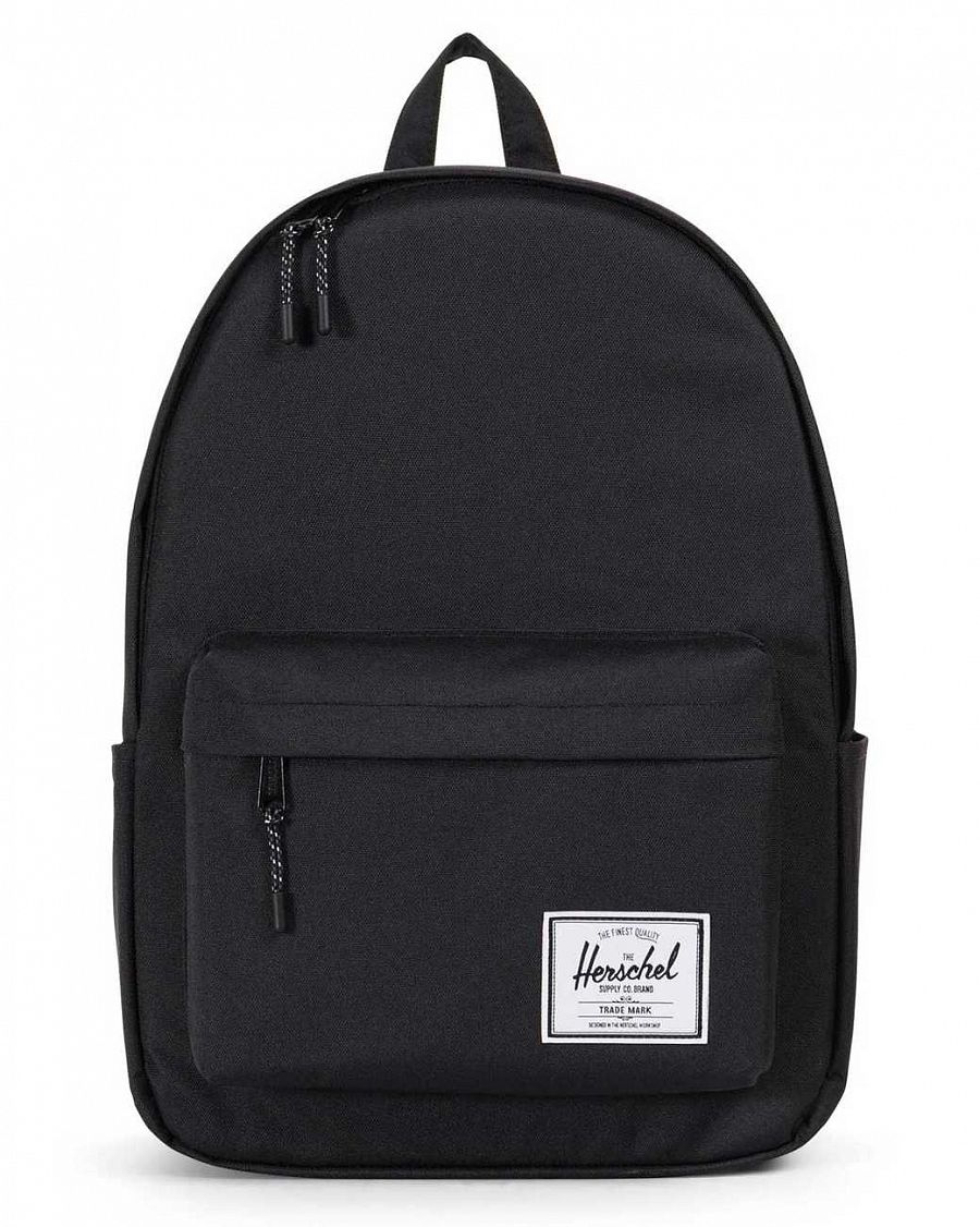 Рюкзак водоотталкивающий для ноутбука 15 дюймов Herschel Classic XL Black отзывы