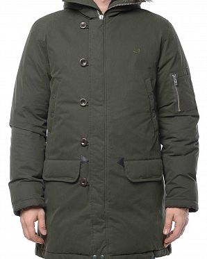 Куртка-парка на пуху Fred Perry J3270 Down Arctic Jacket Green