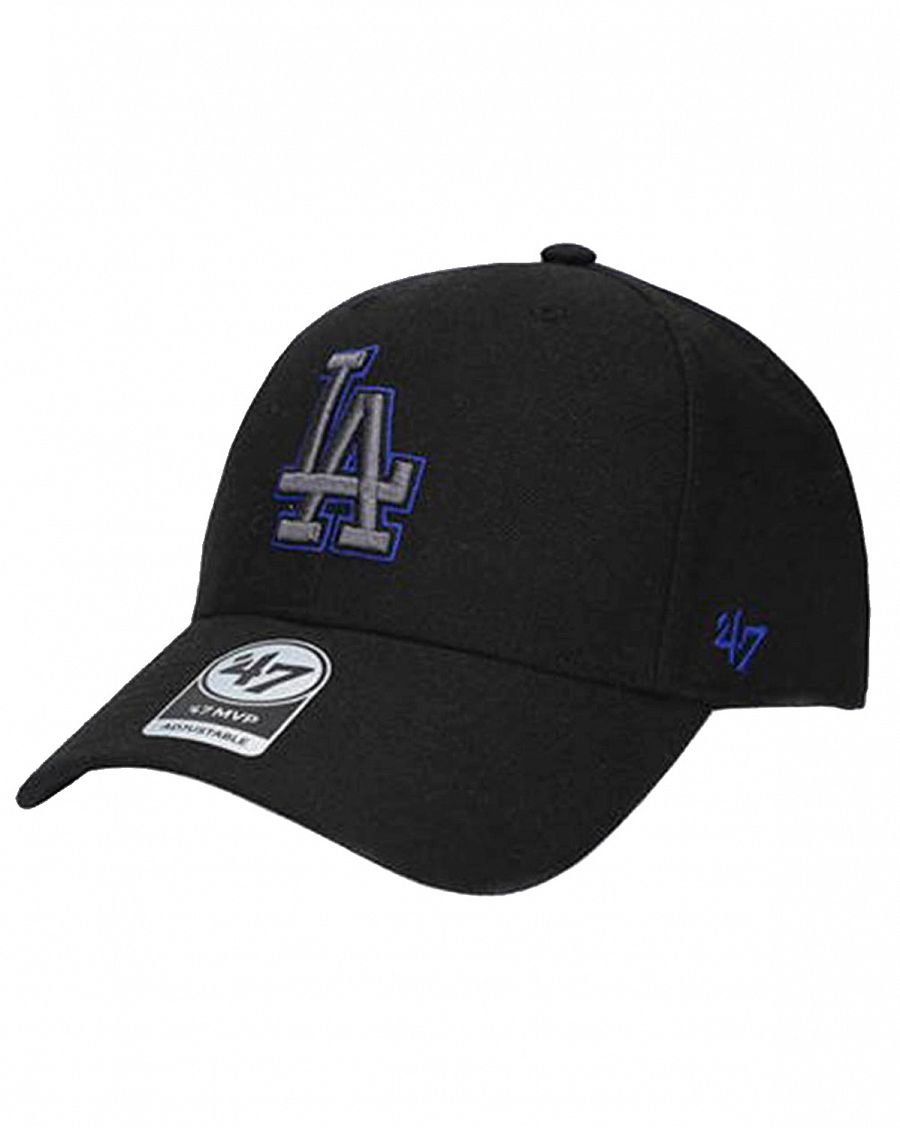 Бейсболка классическая с изогнутым козырьком '47 Brand MVP SNAPBACK Los Angeles Dodgers BKL Black отзывы