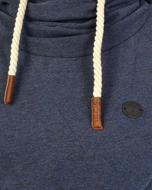 Лонгслив женский с капюшоном Naketano Mandy Dark Night Лонгслив женский с капюшоном Naketano Mandy Dark Night