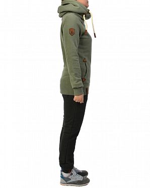 Толстовка женская с капюшоном Германия Naketano Darth Schwanz Mel Толстовка женская с капюшоном Германия Naketano Darth Schwanz Mel