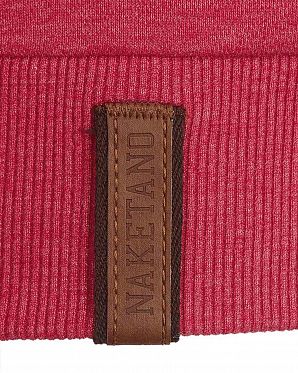 Толстовка женская с капюшоном Naketano Blonder Engel Cherry Melange Толстовка женская с капюшоном Naketano Blonder Engel Cherry Melange