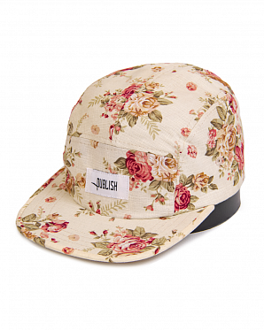 Бейсболка Publish 5 Panel White Rose