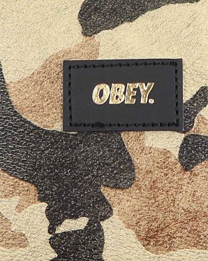 Рюкзак маленькй кожаный водонепроницаемый Obey Camo Brown Рюкзак маленькй кожаный водонепроницаемый Obey Camo Brown